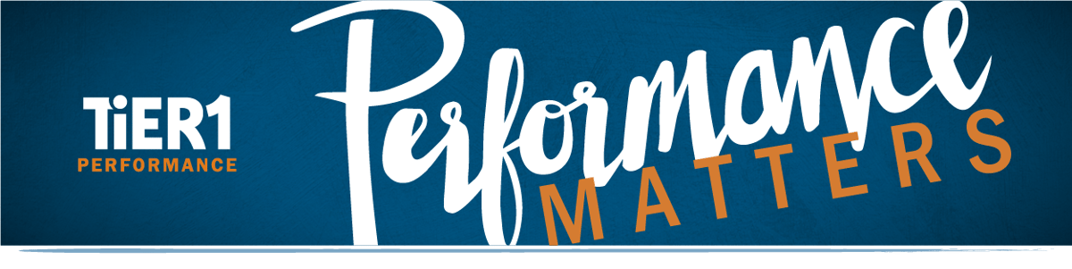 T1P Performance Matters Logo Header Image